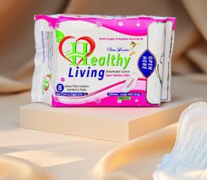 Healthy Living Sanitary pads 🌸💜/ #heavy flow